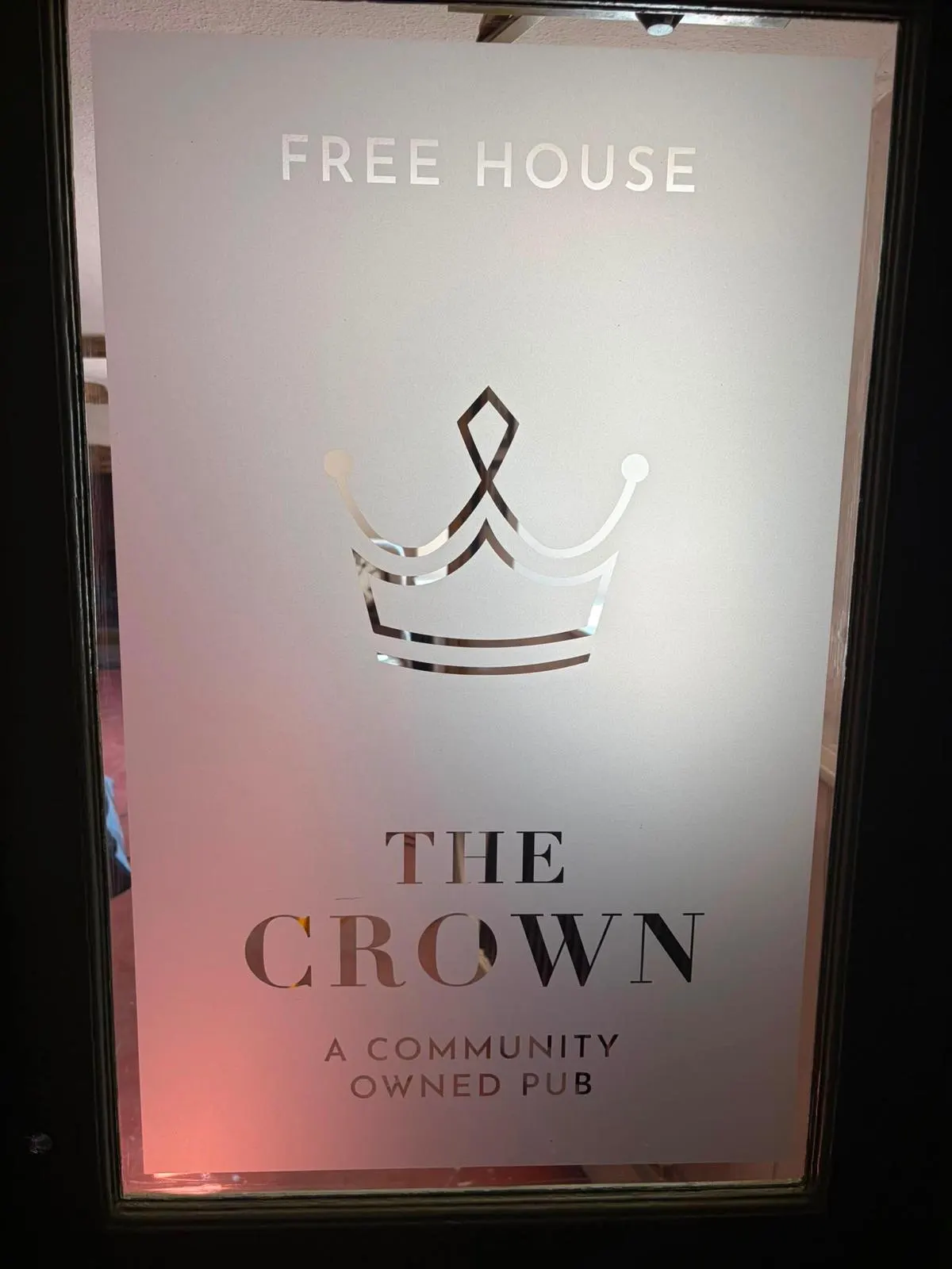 Etched into the glass: a community owned pub