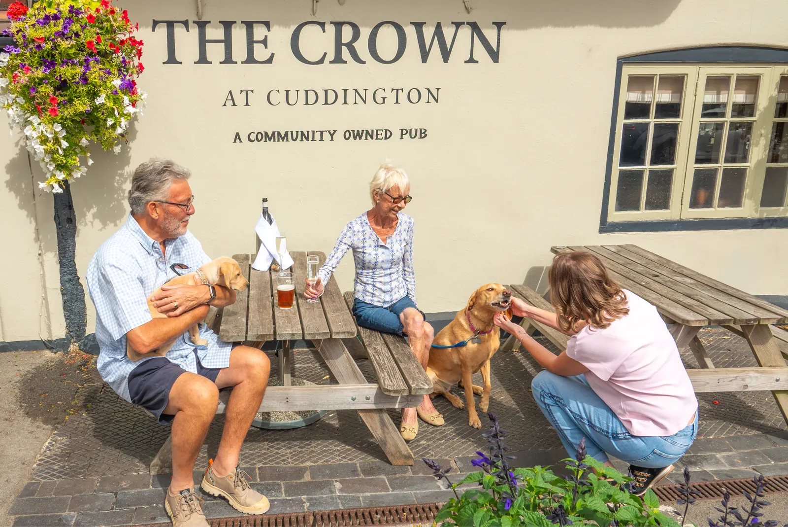 Well-behaved dogs on leads are always welcome