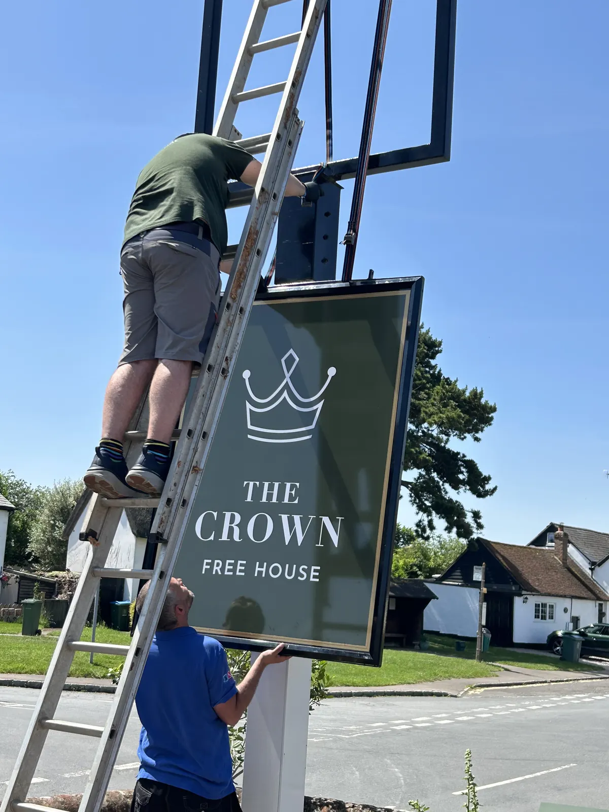 Getting it up the ladder